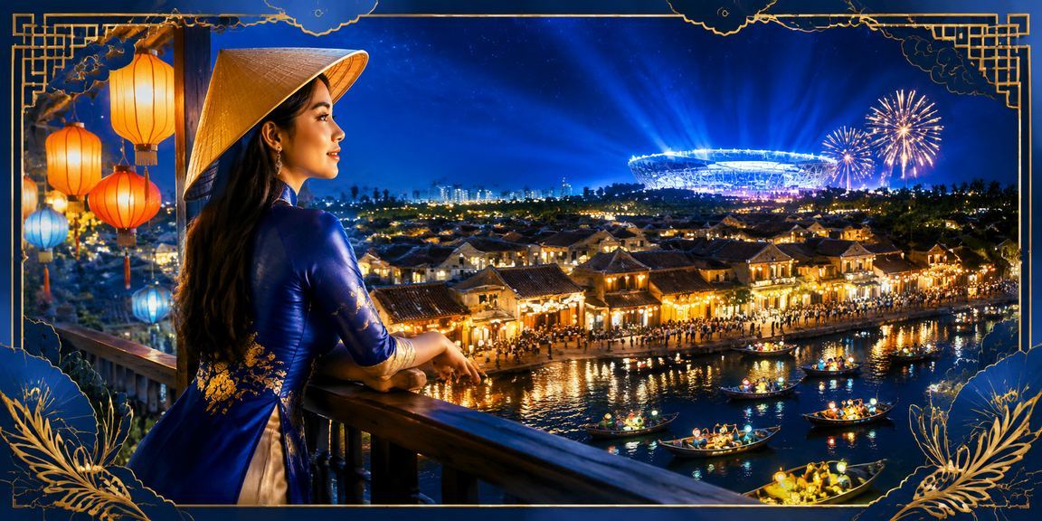 Không khí lễ hội tại Hội An với nón lá truyền thống – thời điểm ưu đãi đặc biệt